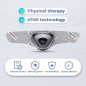 HeadaTerm-2 Casque Rechargeable e-TNS Traitement Migraine Sans Médicaments, Rapide, Efficace, 3 Électrodes