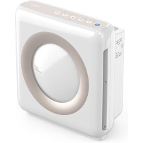 Coway Airmega AP-1512HH(W) True HEPA Air Purifier with Air Quality Monitor, Auto, Timer, Eco Mode, White