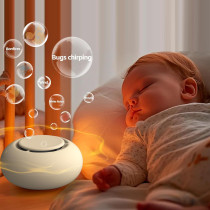 Portable Baby Sound Machine with 12 Soothing Sounds & 15H Battery Life