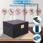 TICONN Faraday Box Carbon Fiber Car Key Fob Signal Blocker RFID Keyless Fob Protector Pouch Cage TICONN Faraday Box Carbon Fiber Car Key Fob Signal Blocker RFID Keyless Fob Protector Pouch Cage