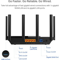 Routeur WiFi 6 TP-Link AX5400 Archer AX73 - Dual Band Gigabit