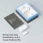 ecobee Smart Sensor 2-Pack for Doors & Windows – WiFi Contact & Temperature Sensor, Home Security & Energy Saving