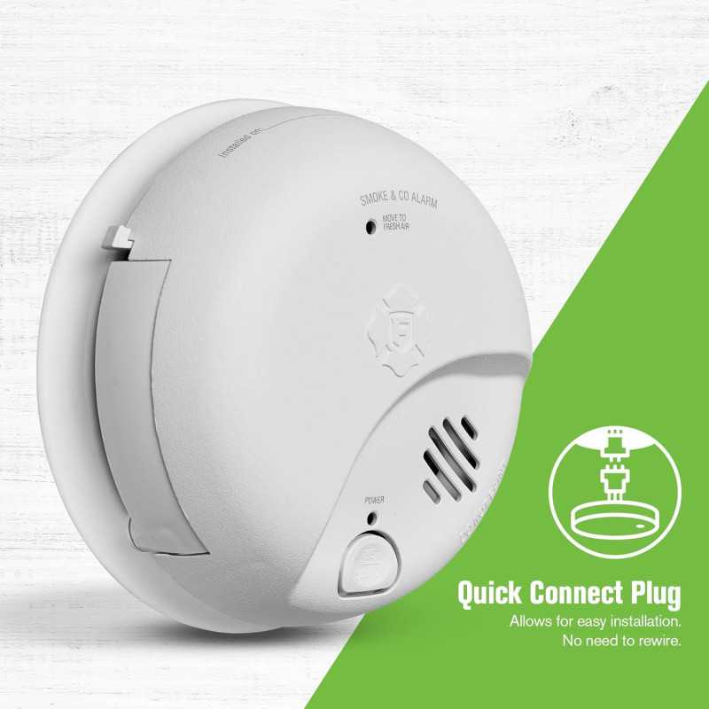 First Alert SMICO100-AC Smoke & Carbon Monoxide Alarm, Hardwired Backup