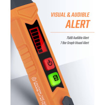 PT199 Portable Natural Gas Leak Detector with Audible & Visual Alarm for Methane & Propane – Includes 2 Batteries
