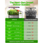 LetPot LPH-SE Kit Hydroponique 12 Pods, Jardin Intérieur Intelligent avec LED 24W, WiFi & Minuterie