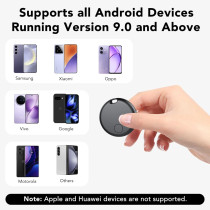 Air Tracker Tag 4-Pack for Android - Bluetooth GPS Finder, No Monthly Fee