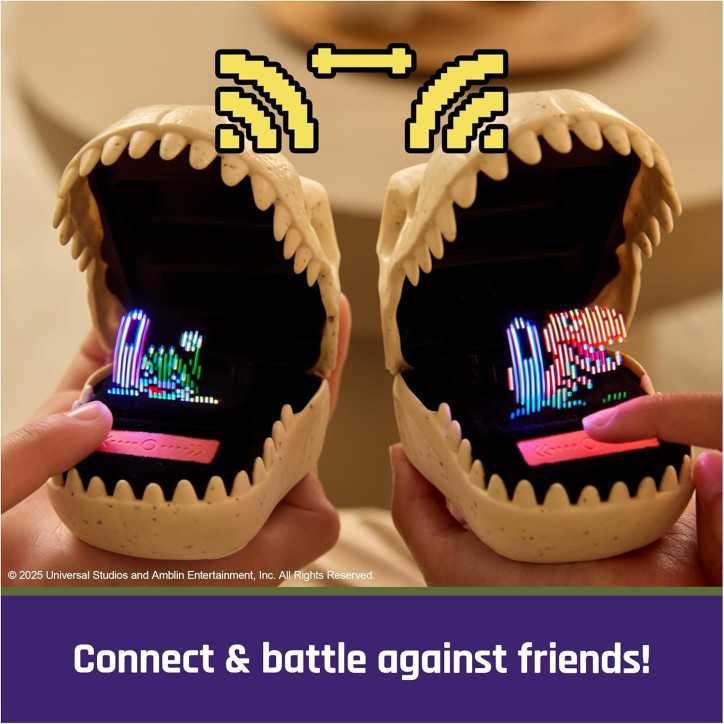 BITZEE Jurassic World Interactive Dinosaur Toy with 25 Dinosaurs, Touch-Activated, Connectable Pods, Digital Pet Gift BITZEE Jurassic World Interactive Dinosaur Toy with 25 Dinosaurs, Touch-Activated, Connectable Pods, Digital Pet Gift