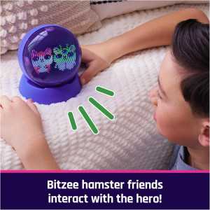 BITZEE Interactive Hamster Ball Toy with 20+ Hamsters Inside, Touch-Responsive Digital Pet for Kids Gift