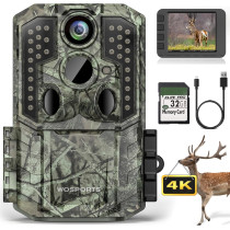 Caméra Trail WOSPORTS 48MP 4K Vision Nuit IP66 Étanche