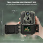 Caméra de Surveillance WOSPORTS 48MP 4K Vision Nocturne IP66 0.2s Déclencheur 120° Grand Angle