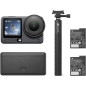 DJI Osmo Action 6 Enhanced Combo - Caméra d'action 4K, capteur 1/1.1, ouverture variable f/2.0-f/4.0, batterie double DJI Osmo Action 6 Enhanced Combo - Caméra d'action 4K, capteur 1/1.1, ouverture variable f/2.0-f/4.0, batterie double