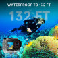 ODDV 4K60FPS 30MP Action Camera with Dual LCD, 64GB, 132FT Waterproof, EIS, 5X Zoom, WiFi Remote (Black)