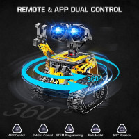 HOGOKIDS 5-in-1 Robot Building Toy Set - Remote & APP Controlled STEM Fun