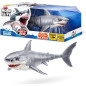 Robo Alive Great White Shark Série 1 par Zuru, Requin Robotisé Lumineux à Piles, Jouet Piscine & Bain
