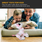 Top Race Robot Chien Rose Télécommandé - Jouet Interactif avec Touches, Sons, Danses, Commandes Vocales, Dès 3 ans Top Race Robot Chien Rose Télécommandé - Jouet Interactif avec Touches, Sons, Danses, Commandes Vocales, Dès 3 ans