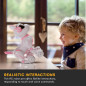 Top Race Robot Chien Rose Télécommandé - Jouet Interactif avec Touches, Sons, Danses, Commandes Vocales, Dès 3 ans Top Race Robot Chien Rose Télécommandé - Jouet Interactif avec Touches, Sons, Danses, Commandes Vocales, Dès 3 ans