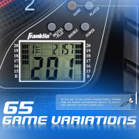 Franklin Sports Soft Tip Electronic Dartboard Set with Digital Scoreboard