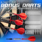 Franklin Sports Electronic Soft Tip Dart Board Set with Digital Scoreboard and 6 Darts Included