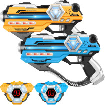 Laser Tag Guns Set of 2 with LED Score Vests – Fun Gift for Kids & Teens