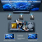 Mini Projecteur Portable 4K WiFi 6 BT 5.2 Full HD Auto Keystone Rotation 180° Home Cinéma Blanc Mini Projecteur Portable 4K WiFi 6 BT 5.2 Full HD Auto Keystone Rotation 180° Home Cinéma Blanc