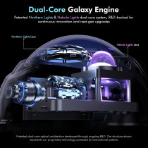 Rossetta Galaxy Projector with Bluetooth Speaker, Timer & Night Light