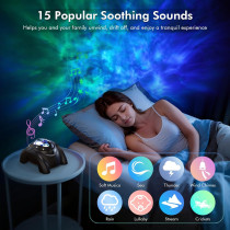 Projecteur Galaxy Rossetta avec Bluetooth, Lumière Nuit & Minuteur