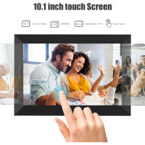 Cadre Photo Numérique WiFi 10,1 HD IPS Tactile avec App