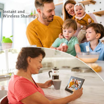 Cadre Photo Numérique WiFi 10,1 HD IPS Tactile avec App