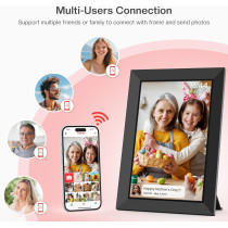 Frameo 10.1 WiFi Digital Photo Frame with HD Touchscreen & 32GB Memory