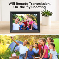Cadre Photo Numérique 10.1 WiFi HD IPS Tactile Noir