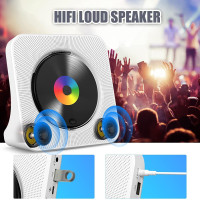 Lecteur CD Bluetooth Portable Gueray avec Radio FM et USB
