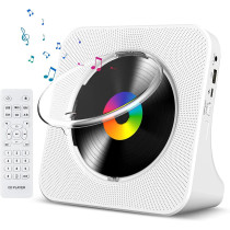 Lecteur CD Bluetooth Portable Gueray avec Radio FM et USB