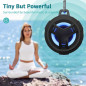 Haut-parleur Bluetooth EBODA étanche IP67, portable, flottant avec LED, 2000mAh, stéréo sans fil - Noir Haut-parleur Bluetooth EBODA étanche IP67, portable, flottant avec LED, 2000mAh, stéréo sans fil - Noir