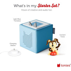 Toniebox Starter Set Puppy Bleu - Audio Enfant Éducatif