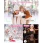 Kids Instant Print Camera 48MP Selfie Digital Toy with 32GB Card & Print Paper for Ages 4-9 - Pink