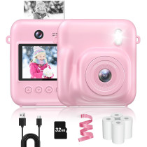 Appareil Photo Instantané Enfants 48MP Cadeau Anniversaire Noël