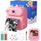 Gleeglee Kids Instant Print Camera 1080P - Pink Cat Toy for Ages 3-10, Perfect Christmas Birthday Gift Gleeglee Kids Instant Print Camera 1080P - Pink Cat Toy for Ages 3-10, Perfect Christmas Birthday Gift