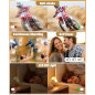 2025 Kids Digital Camera 56MP FHD 1080P, 16x Zoom, Anti-Shake, Face/Smile Detect, 32GB Card, Black