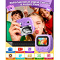 Kids Instant Print Camera for Girls & Boys 3-12 - 1080P HD Digital Photo & Video Toy, Purple