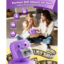 Appareil Photo Enfants Instantané - Cadeau Anniversaire Noël