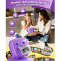 Kids Instant Print Camera for Girls & Boys 3-12 - 1080P HD Digital Photo & Video Toy, Purple