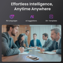 AI Voice Recorder & Note App - AI Noise Cancellation, 152 Languages, 64GB