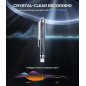 Enregistreur Vocal 64GB 7200h Type-C, Activation Vocale, Réduction de Bruit IA, Stockage 90 Jours