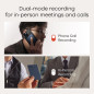 Plaud Note AI Voice Recorder - 64GB, 112-Language Transcription & Summarization, Navy Blue, Non-Pro Plaud Note AI Voice Recorder - 64GB, 112-Language Transcription & Summarization, Navy Blue, Non-Pro