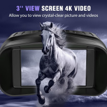 Jumelles Vision Nocturne 4K avec Écran HD et Batterie 5000mAh