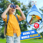 LET'S GO! Kids' Compact High-Resolution Shockproof Binoculars for Outdoor Adventures
