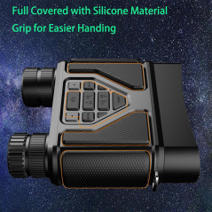 Night Vision Goggles with 8X Zoom - Rechargeable Binoculars for Hunting & Camping, Ideal Gift for Men, Dad, Husband