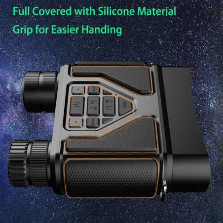 Night Vision Goggles with 8X Zoom - Rechargeable Binoculars for Hunting & Camping, Ideal Gift for Men, Dad, Husband