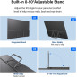 InnoView Écran Portable 15,6 Full HD 1080P avec Housse, Support Réglable 90°, USB-C HDMI Ultra-Mince InnoView Écran Portable 15,6 Full HD 1080P avec Housse, Support Réglable 90°, USB-C HDMI Ultra-Mince