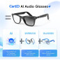 Lunettes Intelligentes GetD AI Unisexes – Traduction 145 Langues, Bluetooth, Verres Photochromiques, 11H Musique Lunettes Intelligentes GetD AI Unisexes – Traduction 145 Langues, Bluetooth, Verres Photochromiques, 11H Musique